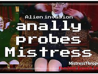 Alien Invasion Mistress Gets Anally Probed Halloween Preview