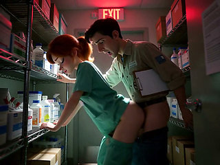 The Blowjob-giving Nurse, Famous Among Doctors and Nurses, Relieves Them During Their Shifts (ai-generated)