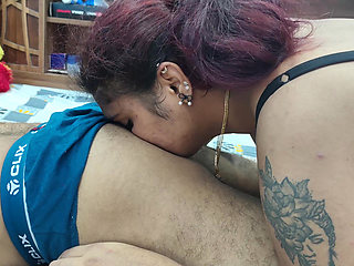 Girl ass kiss and lick by boy then girl kissing boy ass hot romance