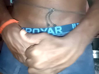 Tamil boy showing his Veiny big black Asian cock