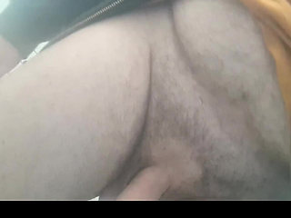 Naked in a public bathroom