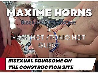Maxime Horns: Hardcore Sex & Bisexual Pleasure on a Construction Site
