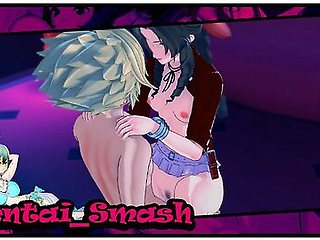 Cloud Fucks Aerith In A Hotel Shower. Final Fantasy 7 Hentai