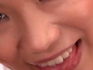 Uncensored Oiled POV Blowjob at Massage Parlour by Japanese Teen with Cum in Mouth