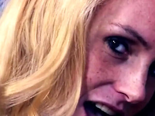 Blonde MILF Sucks Dick Then Takes It Deep