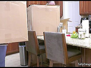 Two Men And A Fuck The Moving Crew Is Here Load Me Up And Dp Me With With Sally D'angelo