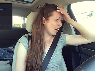 Embarrassingly Squirting in a Starbucks Drive Thru Lush Control Part 2