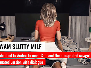 Awam Slutty MILF - Sophia Took the Chance to Quickly Fuck Sam Once Before Heading to the Ranch