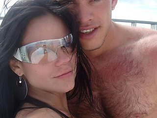 Outdoor sex on the boat with a gorgeous brunette Liseth