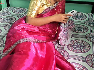 Desi Bhabhi Mili Hot Red Saree Sex - Big Ass Doggy Style & Dirty Talk - Full HD Video