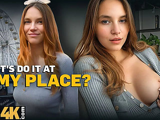 Hot Redhead GF Cheats with Stranger After Amusement Park - Anal POV Fuck in HD