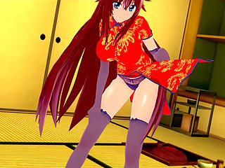 Rias Gremory Kimono Sex at the Festival, Hsdxd Ntr Madness E9