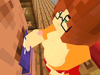 Minecraft Jenny Mod Velma Dinkley is here and ready to be fucked and give a blowjob