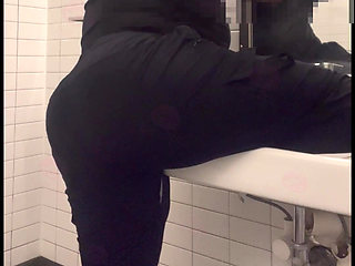 These Bathrooms Are Out of Order but Im Horny so I Locked Myself in!