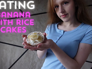 I'm Eating a Banana with Rice Cakes - Sfw