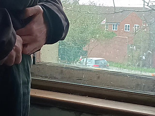 Masturbating and Cumming by the Window at Friend's House - Rockardglans