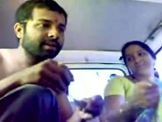 mature indian lady ejaculates in a van
