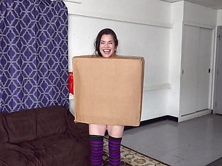 Stepmom Stupidity - Stuck in a Box and Creampied