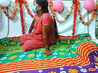 Tamil Aunty Birthday Enjoying Sex