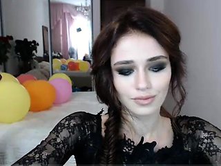 Hottest brunette solo webcam masturbation 2