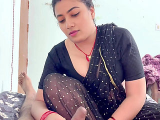 Hot Indian Stepmom Shares Single Bed with Step Son, Full Hindi Audio