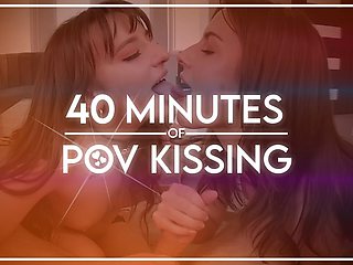 40 Minutes Of Pov Kissing & Teasing With Beautiful Babes