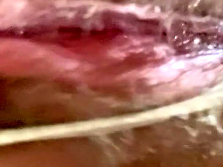 Cspot Sneak Peek of Dripping Hairy Pussy From Below