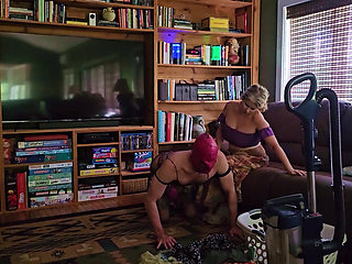 BITCH BOSS MOMMY Makes Her Husband a Sissy Fem HOUSEBOY to earn her Affection