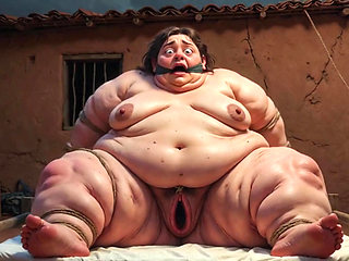 SSBBW in Bondage - Desperate with Fat Wide Wet Pussy