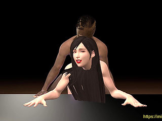 Tifa Needs a Bigger Partner in Doggy Position