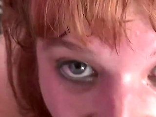Cute redhead sweet girl gets submissive and gives in to pleasure