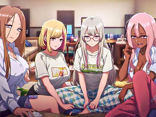 Reverse Gangbang: 3 Horny Girls Dominate & Creampie Boy