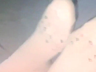 Medi Shows Her Feet in Short Socks and Her Tail