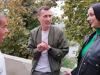 Lady Gang gets her anal filled in a wild MMF threesome with Matt Bird and Charlie Dean