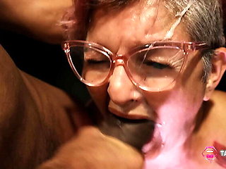 Big Tit Colombian Granny Betty Cum Gets Fucked By Young Man On Balcony