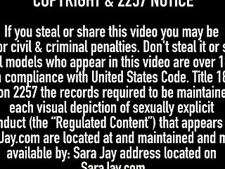 Watch playful Sara Jay's movie