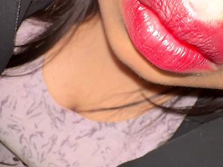 Horny Girl Brush her teeth after go to collage because sometimes ago she got rough fuck from stepdad