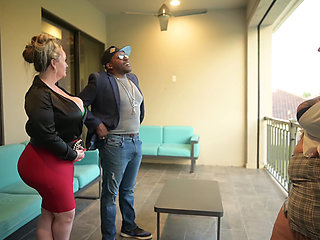 Big Booty Blonde Realtors Will Do Anything to Sell This House