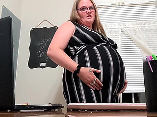 Your Teacher Gives You JOI in Her Office and Reveals That You Got Her Pregnant!