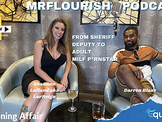 Mrflourish Podcast 'an Evening Affair' Guest Lady Lorreign and Darren Blaze