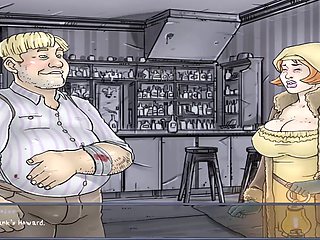 Let's dive into this visual novel hentai game with a sexy redhead and big boobs