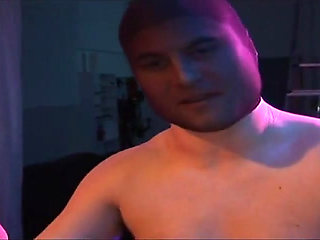 Blonde Babe Stretched Wide with Dripping Fist Action