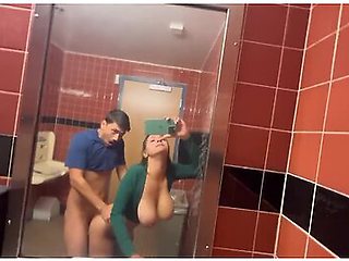 Hailey Rose, Max Fills And Harley Rose In Gets Creampie In Whole Foods Public Bathroom