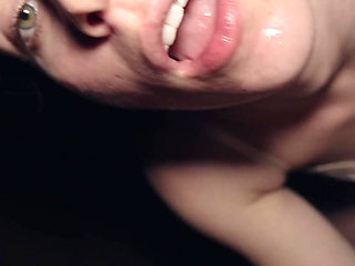 Green Eyes and Naughty Brunette Who Knows Exactly What She's Doing