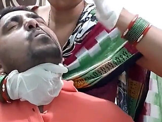 Gloved Handgag for Lazy Husband!