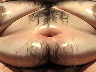 Obese SSBBW Gagged in Bondage - Fear Mixed with Wet Hairy Pussy