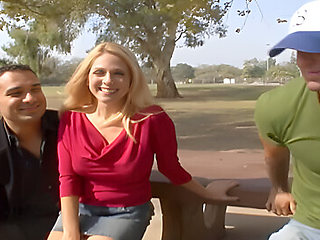 Horny Blonde Enjoys As A Massive Cock Tears Apart Her Tight Cunt