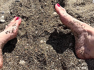 For Those Who Love Legs, I’m Having Fun in the Sand.