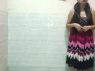 Desi Indian Step Father punishes his young 18+ step daughter after he sees her smoking alone