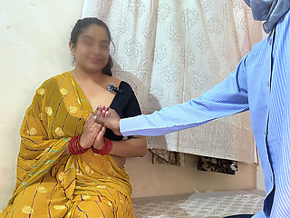 First Time Fuck Stepmother-in-law, Real Desi Big Boobs Sex with MILF